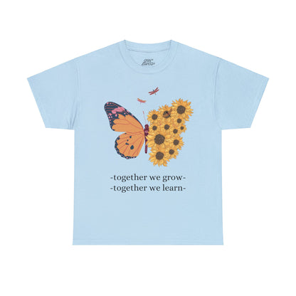 Unisex T-Shirt -  Together We Grow, Together We Learn