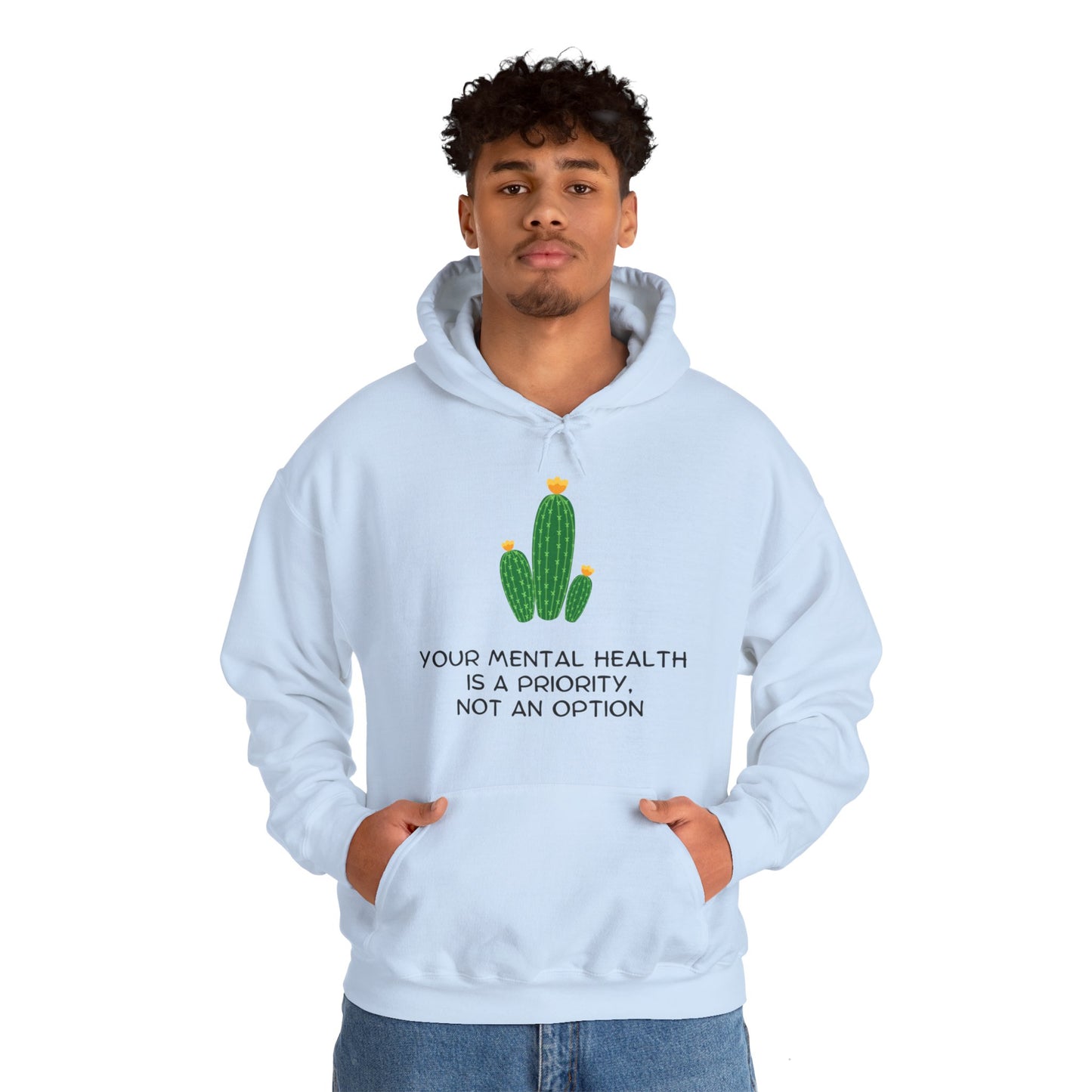 Unisex Hooded Sweatshirt - Your Mental Health is a Priority, Not an Option