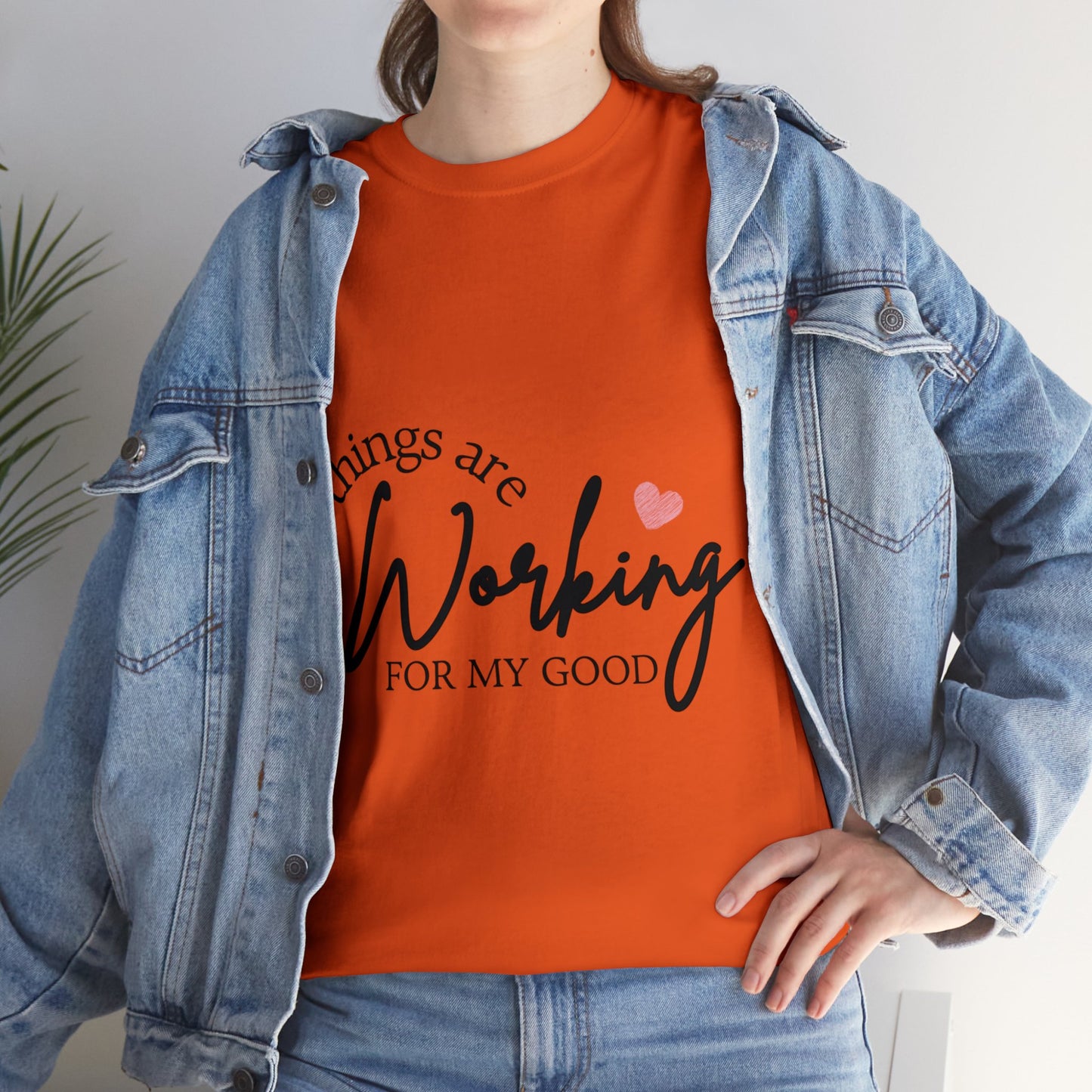 Unisex Heavy Cotton Tee - All things are working for my good