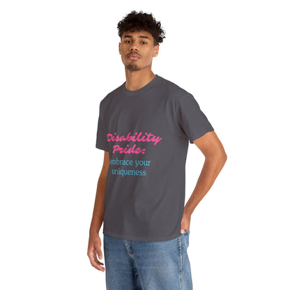 Unisex T-Shirt - Disability Pride: Embrace Your Uniqueness