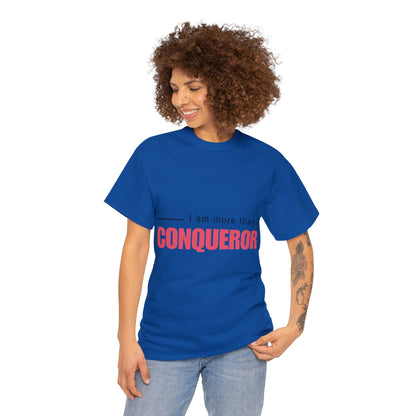 Unisex Heavy Cotton Tee - I am more than a conqueror