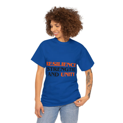 Unisex T-Shirt - Resilience, Strength, and Unity