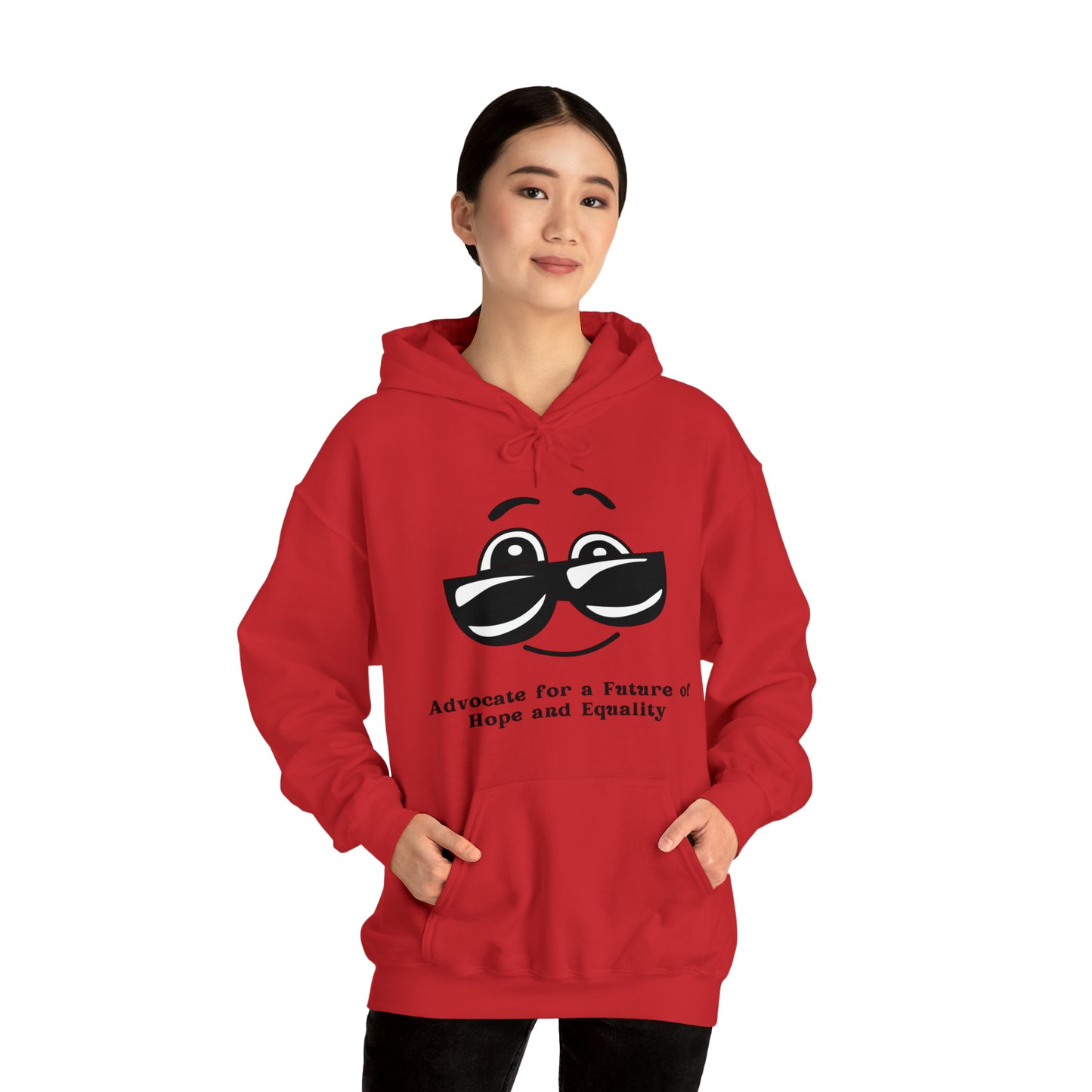 Unisex Hooded Sweatshirt - Advocate for a Future of Hope and Equality