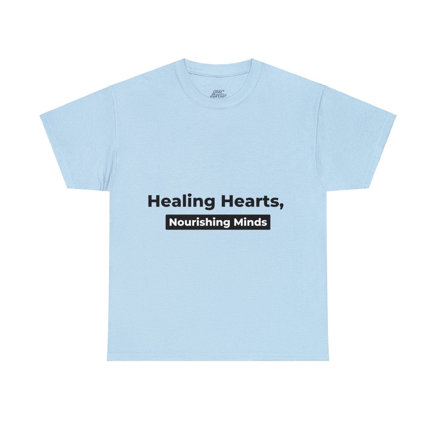 Unisex Heavy Cotton Tee - Healing Hearts, Nourishing Minds