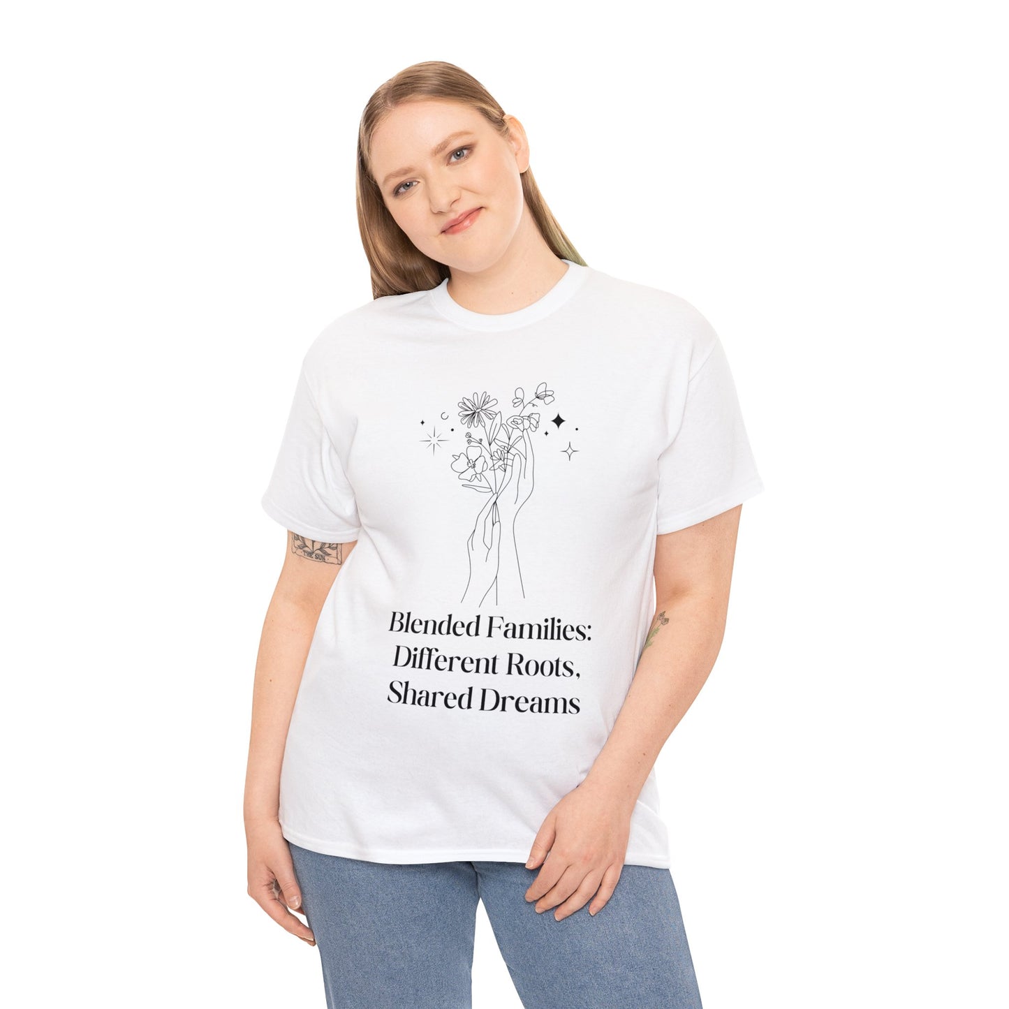 Unisex T-Shirt - Blended Families: Different Roots, Shared Dreams