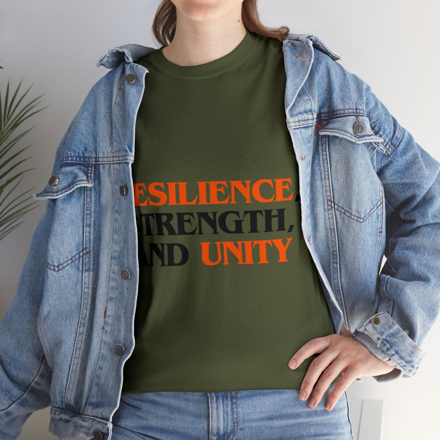 Unisex T-Shirt - Resilience, Strength, and Unity