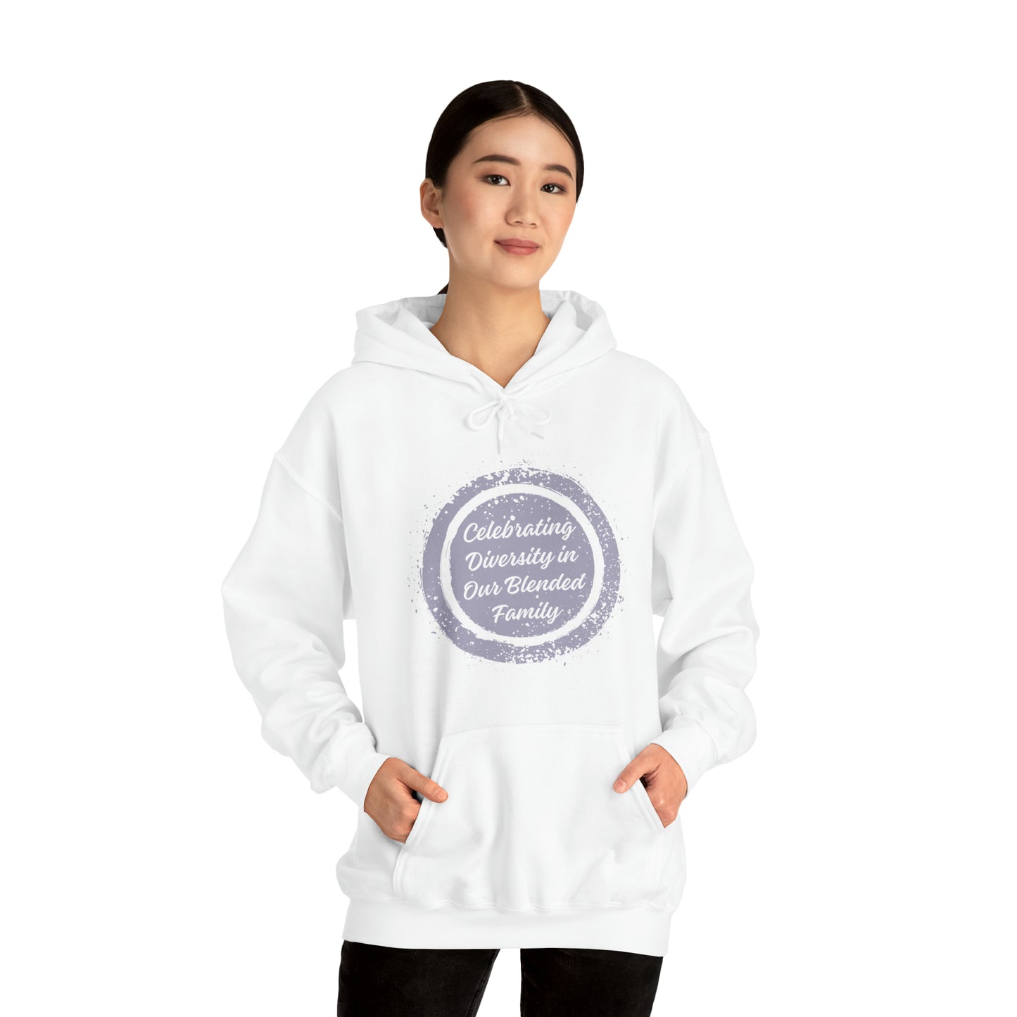 Unisex Hooded Sweatshirt - Celebrating Diversity in Our Blended Family