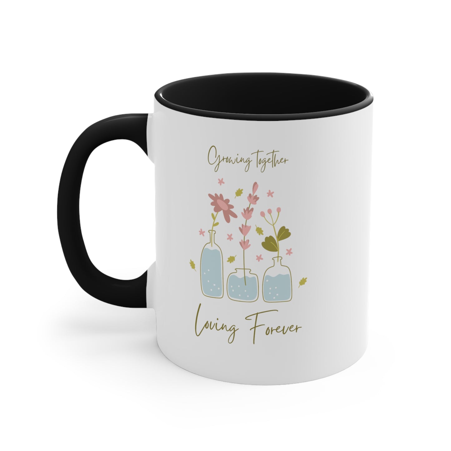 Accent Coffee Mug - Growing Together, Loving Forever