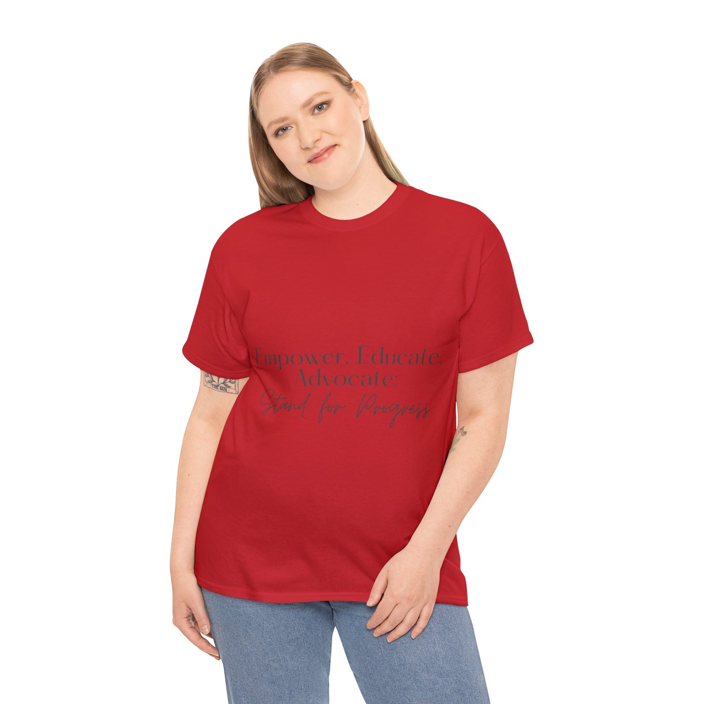 Unisex T-Shirt - Empower, Educate, Advocate: Stand for Progress