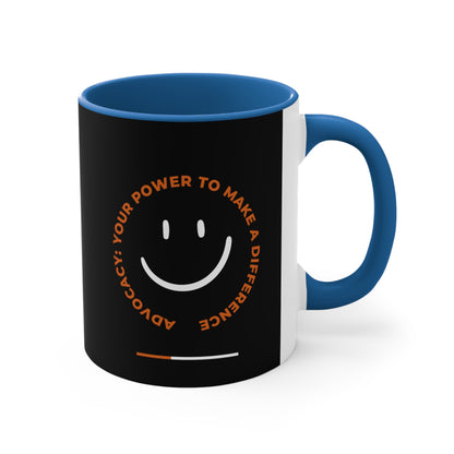 Accent Coffee Mug - Advocacy: Your Power to Make a Difference