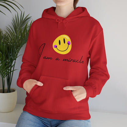 Unisex Hooded Sweatshirt -  I am a miracle