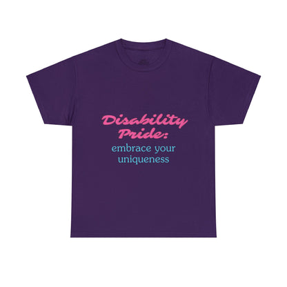 Unisex T-Shirt - Disability Pride: Embrace Your Uniqueness