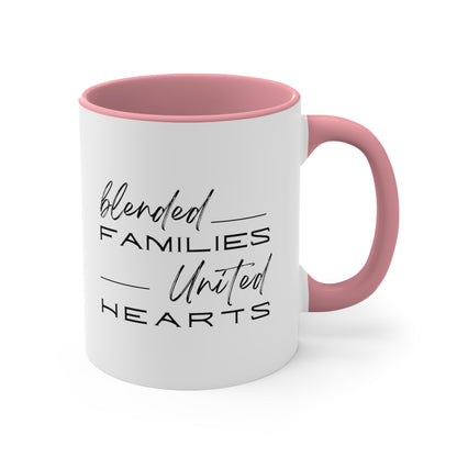 Accent Coffee Mug - Blended Families, United Hearts