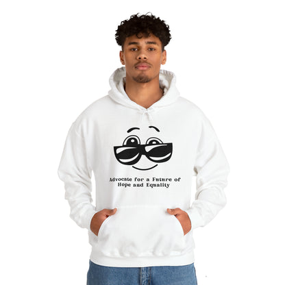 Unisex Hooded Sweatshirt - Advocate for a Future of Hope and Equality