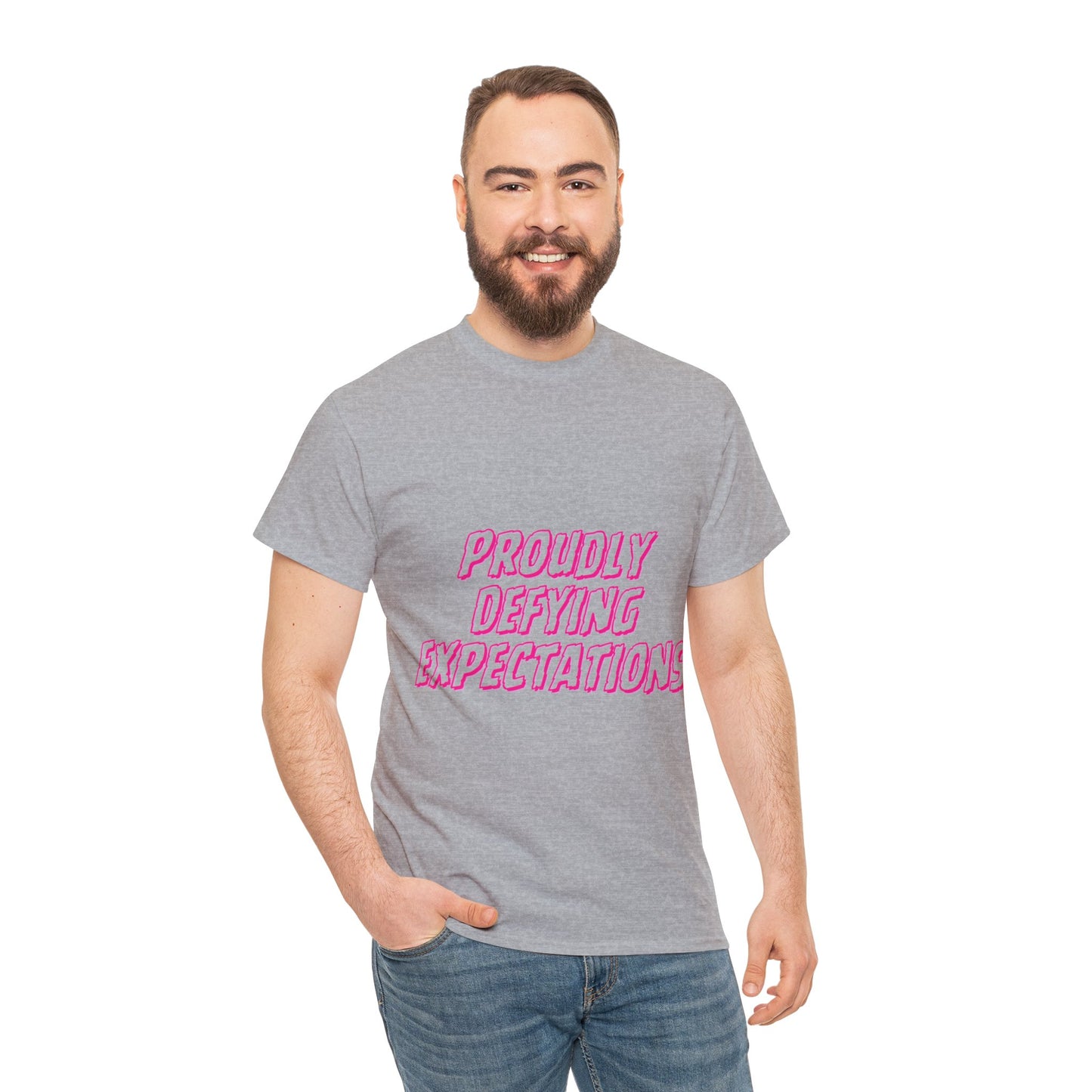 Unisex T-Shirt - Proudly Defying Expectations