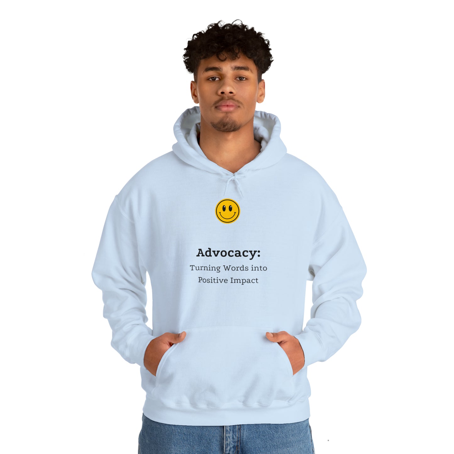 Unisex Hooded Sweatshirt - Advocacy: Turning Words into Positive Impact