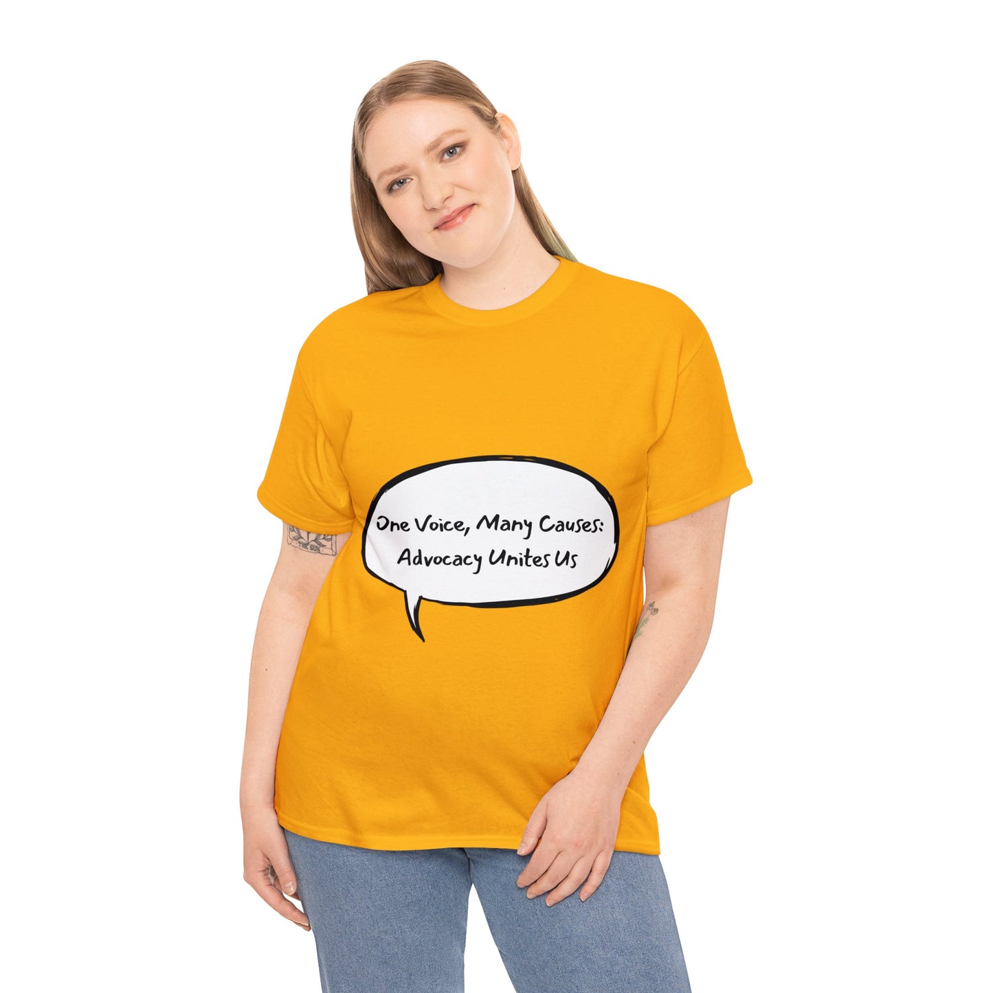 Unisex T-Shirt - One Voice, Many Causes: Advocacy Unites Us