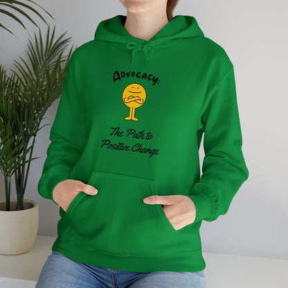 Unisex Hooded Sweatshirt - Advocacy: The Path to Positive Change