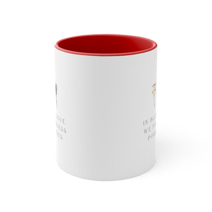 Accent Coffee Mug - In Blended Love, We Find Endless Possibilities