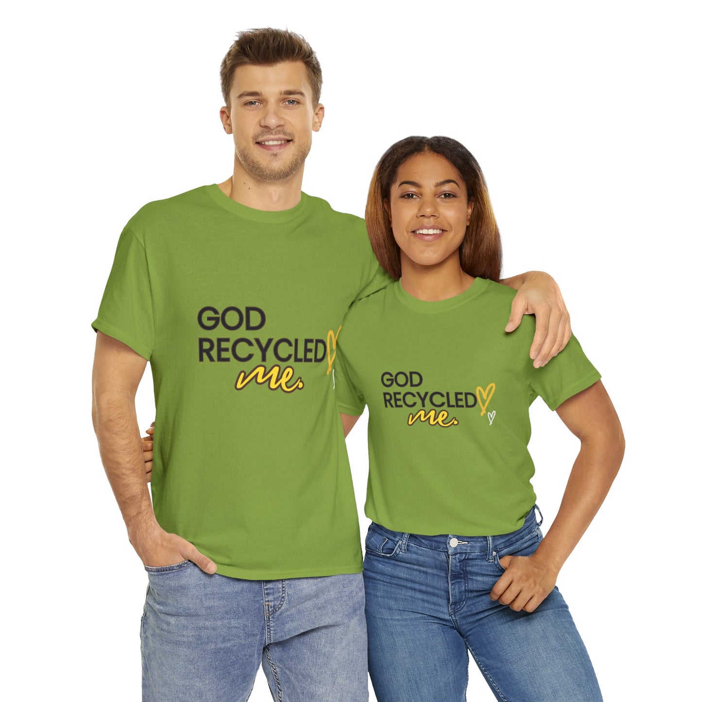 Unisex Heavy Cotton Tee - God recycled me