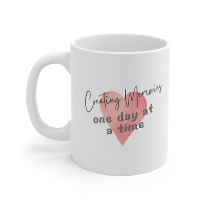 Accent Coffee Mug - Creating Memories, One Day at a Time