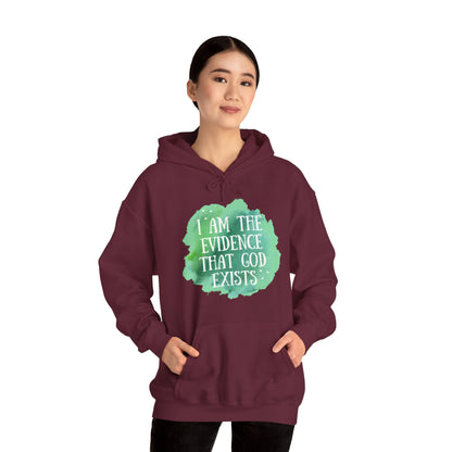 Unisex Hooded Sweatshirt - I am the evidence that God exists