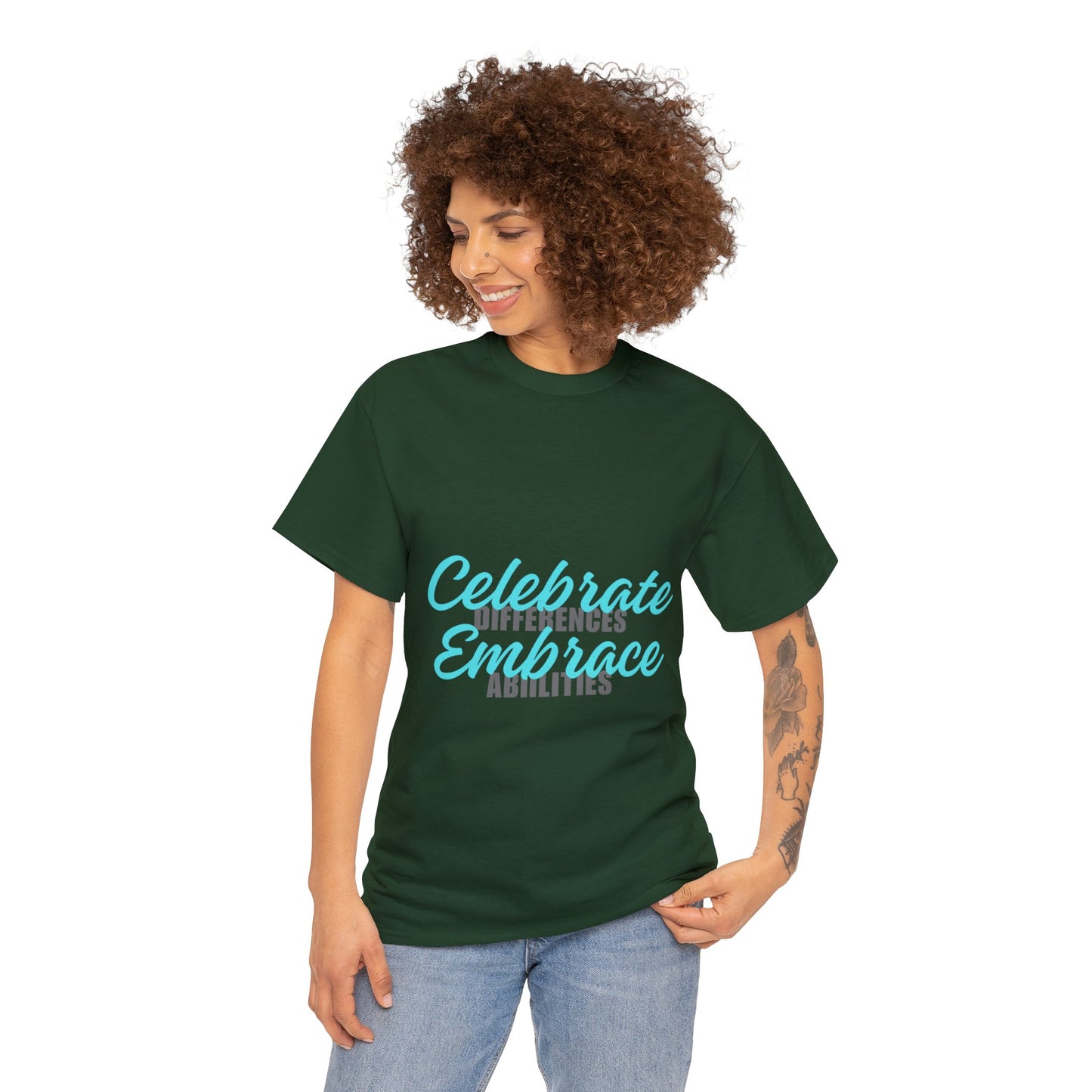 Unisex T-Shirt - Celebrate Differences, Embrace Abilities