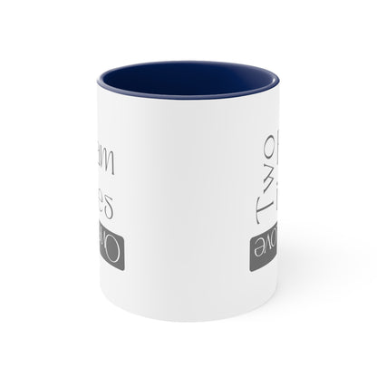 Accent Coffee Mug - Two Families, One Love