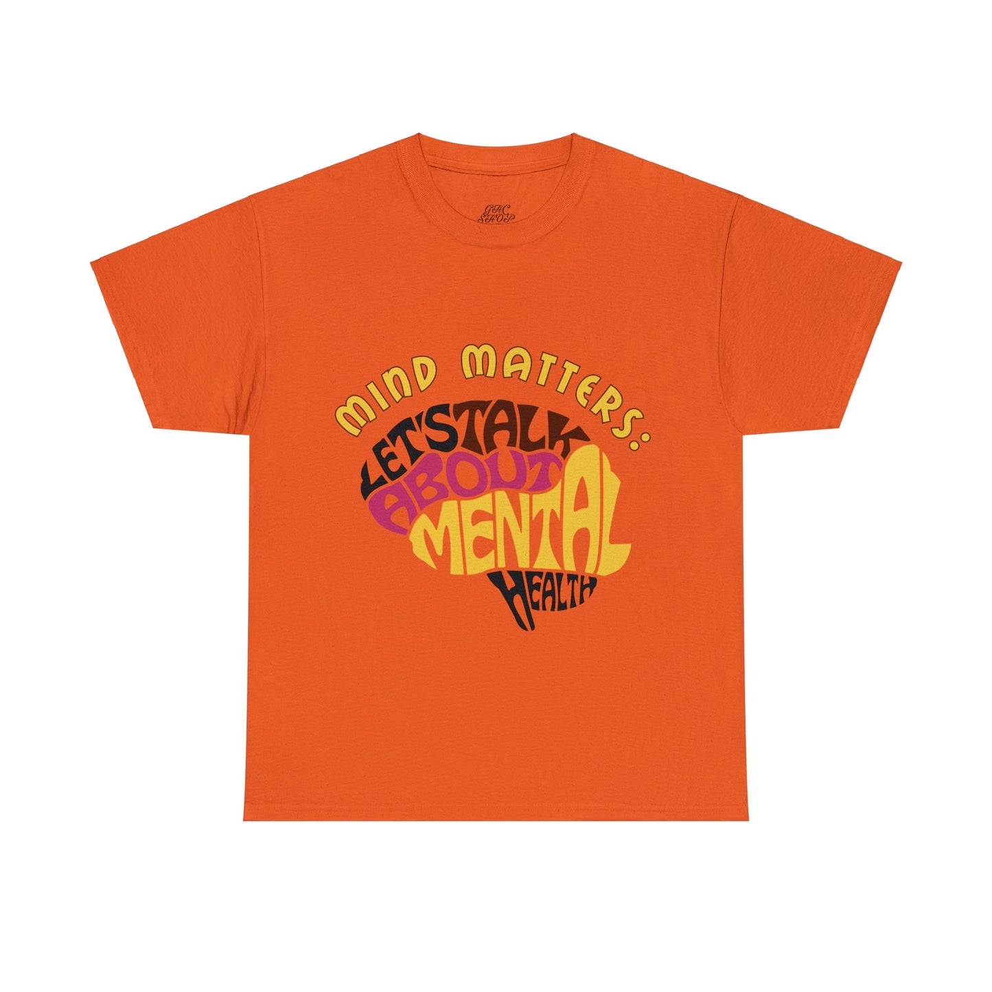 Unisex Heavy Cotton Tee - Mind Matters: Let's Talk About Mental Health