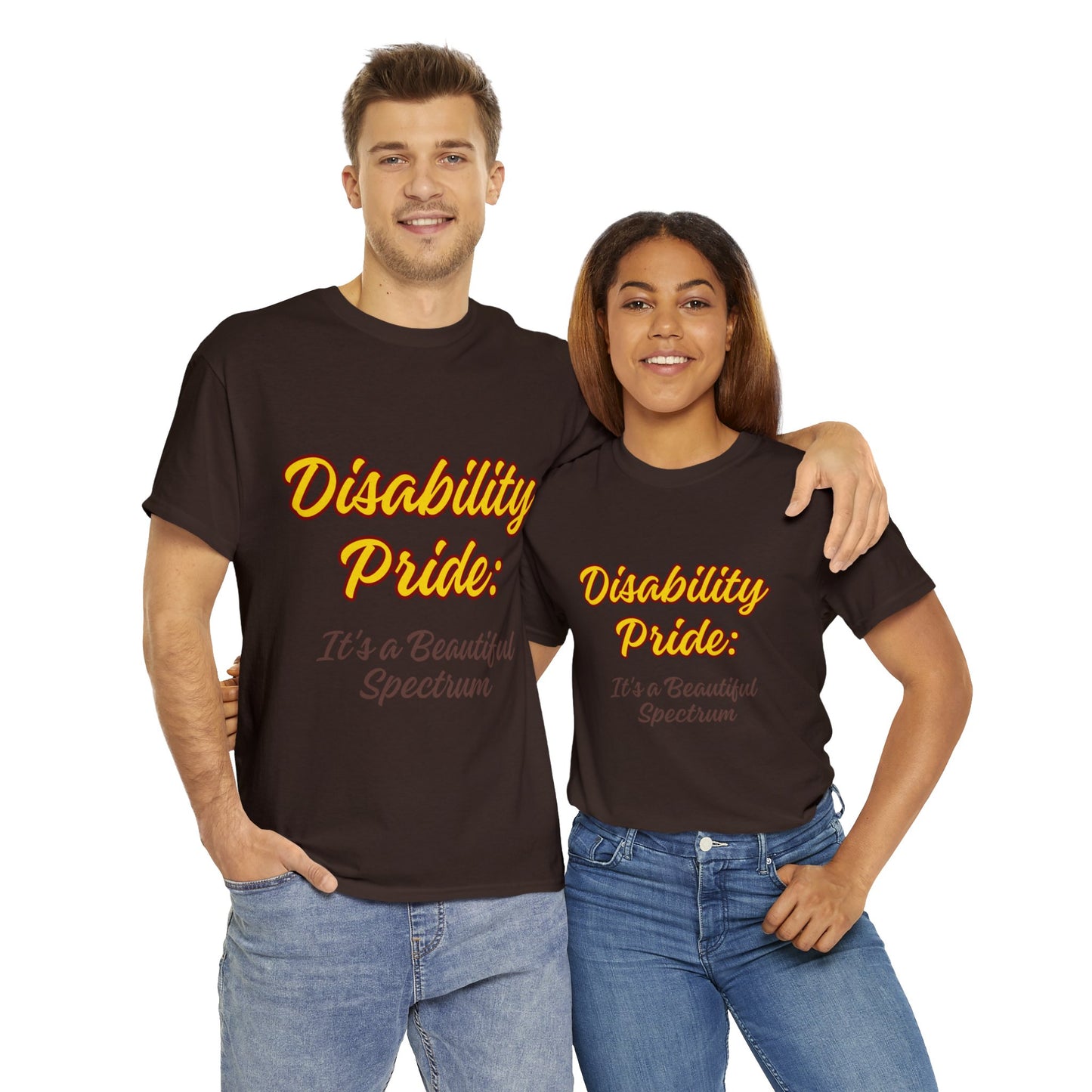 Unisex T-Shirt - Disability Pride: It's a Beautiful Spectrum