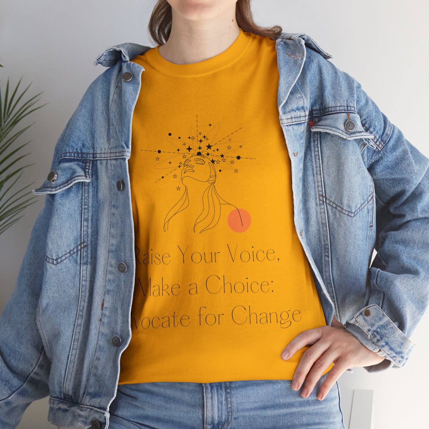 Unisex T-Shirt - Raise Your Voice, Make a Choice: Advocate for Change