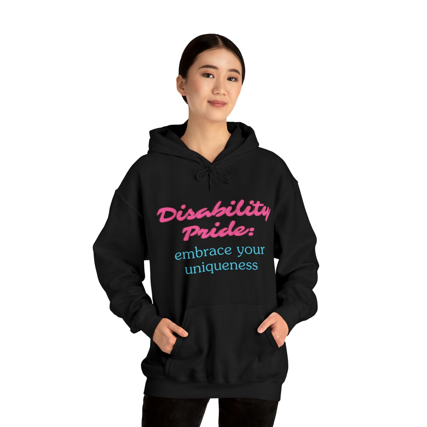 Unisex Hooded Sweatshirt - Disability Pride: Embrace Your Uniqueness