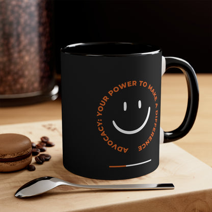 Accent Coffee Mug - Advocacy: Your Power to Make a Difference