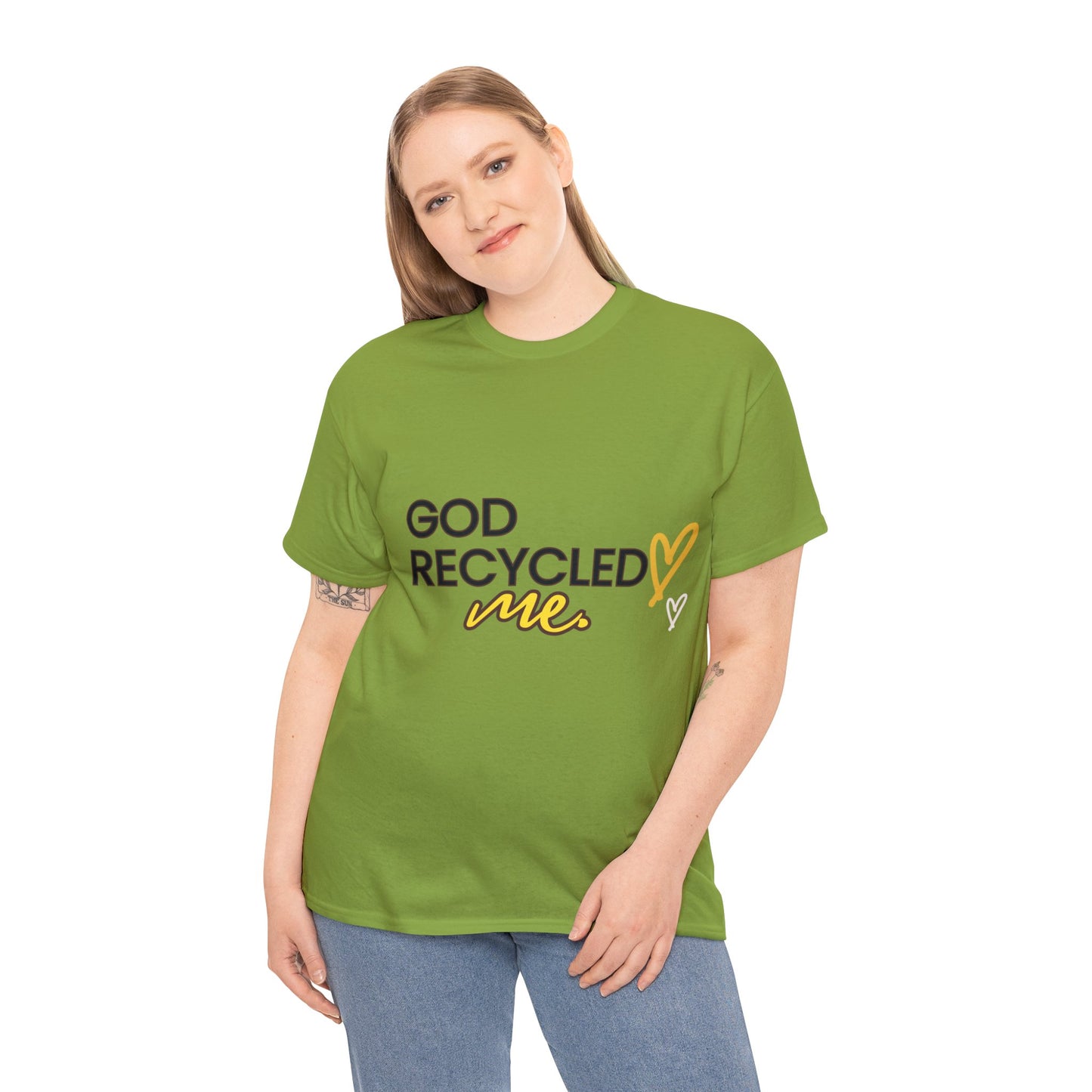 Unisex Heavy Cotton Tee - God recycled me