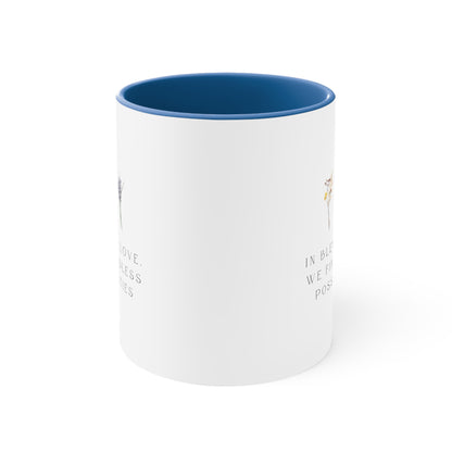 Accent Coffee Mug - In Blended Love, We Find Endless Possibilities