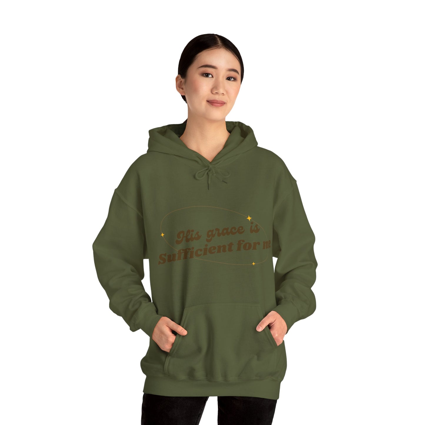 Unisex Hooded Sweatshirt - His grace is sufficient for me