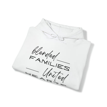 Unisex Hooded Sweatshirt - Blended Families, United Hearts