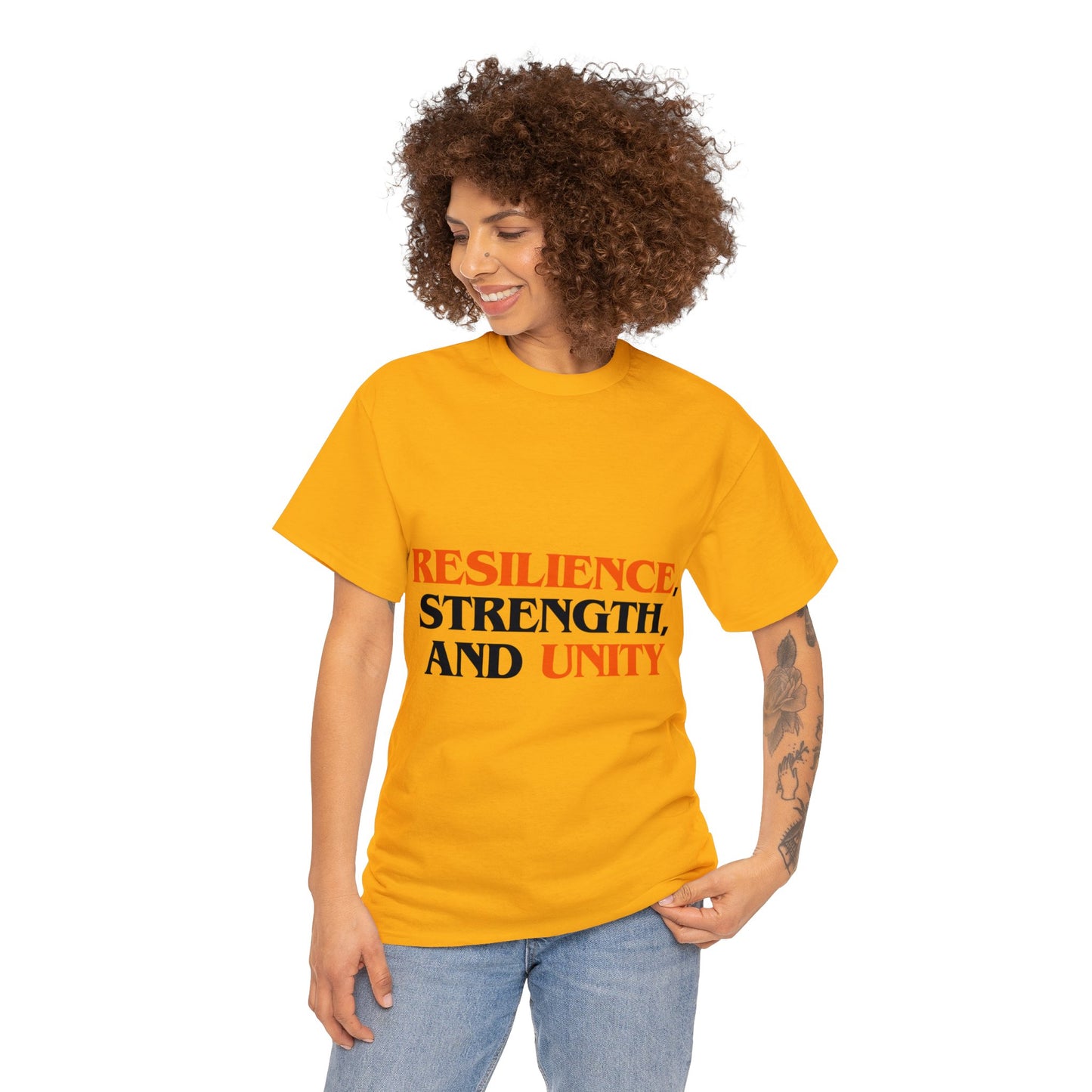 Unisex T-Shirt - Resilience, Strength, and Unity