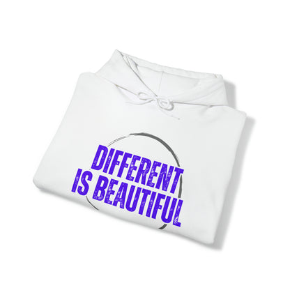 Unisex Hooded Sweatshirt - Different is Beautiful