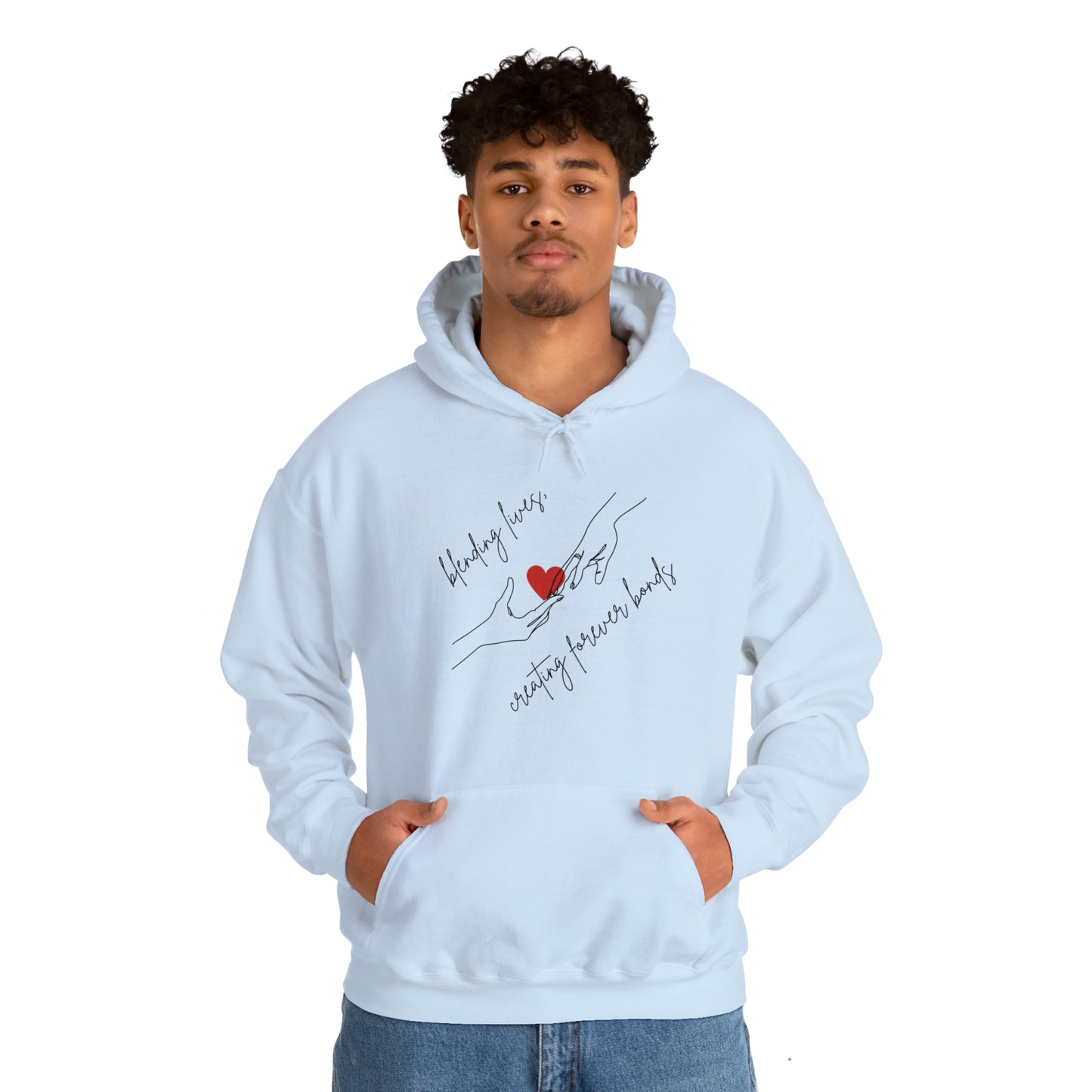 Unisex Hooded Sweatshirt - Blending Lives, Creating Forever Bonds