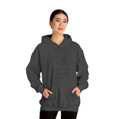 Unisex Hooded Sweatshirt - Strength in Diversity: Celebrating Blended Families