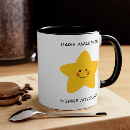 Accent Coffee Mug - Raise Awareness, Inspire Advocacy