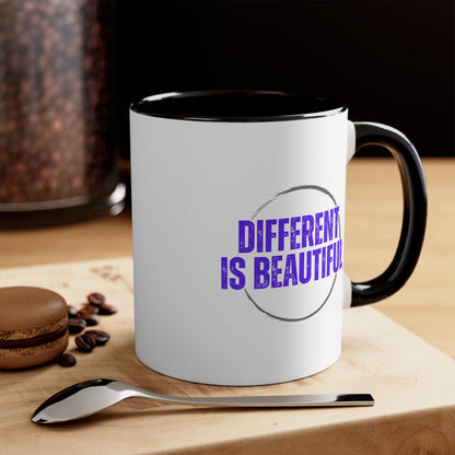 Accent Coffee Mug - Different is Beautiful