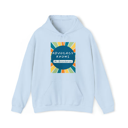 Unisex Hooded Sweatshirt - Advocacy Knows No Boundaries