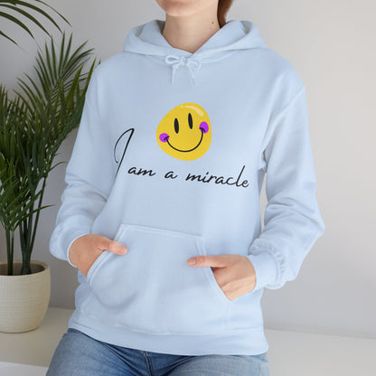 Unisex Hooded Sweatshirt -  I am a miracle