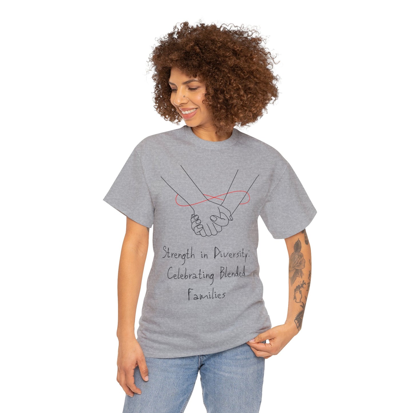 Unisex T-Shirt - Strength in Diversity: Celebrating Blended Families