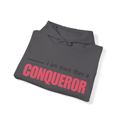 Unisex Hooded Sweatshirt - I am more than a conqueror