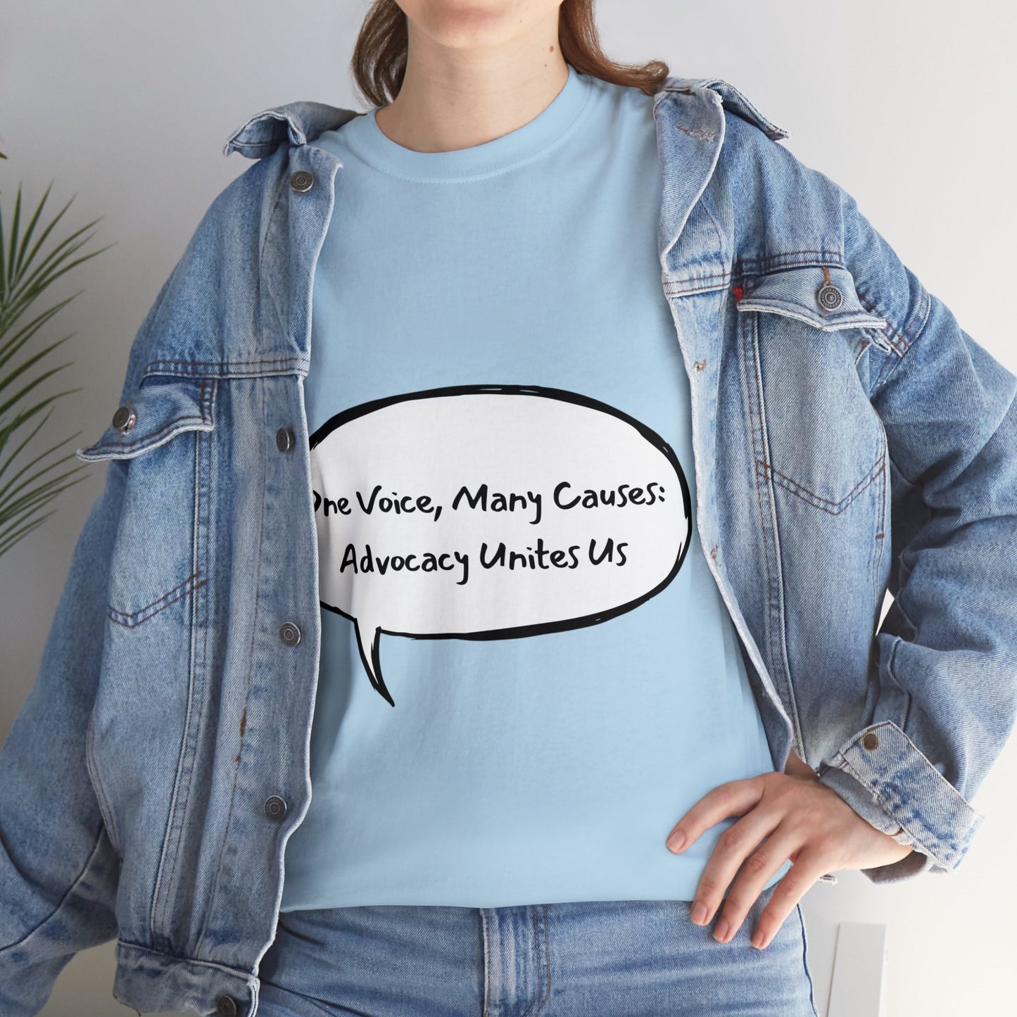 Unisex T-Shirt - One Voice, Many Causes: Advocacy Unites Us