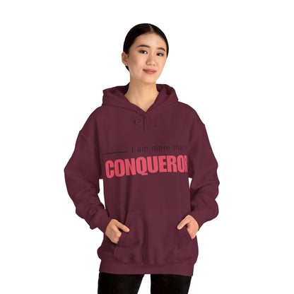 Unisex Hooded Sweatshirt - I am more than a conqueror