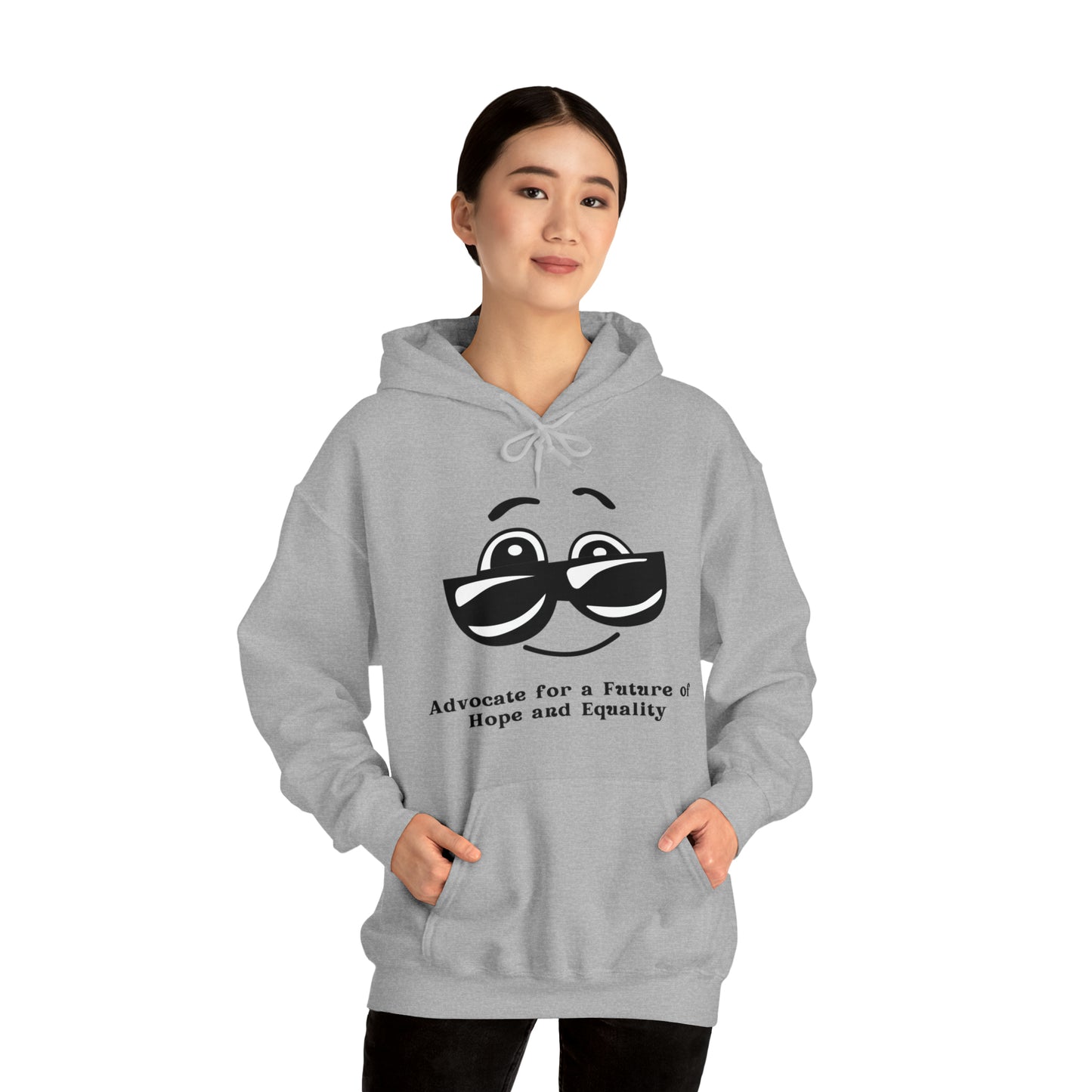 Unisex Hooded Sweatshirt - Advocate for a Future of Hope and Equality